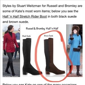 Stuart Weitzman Half N Half Knee-Length Boots